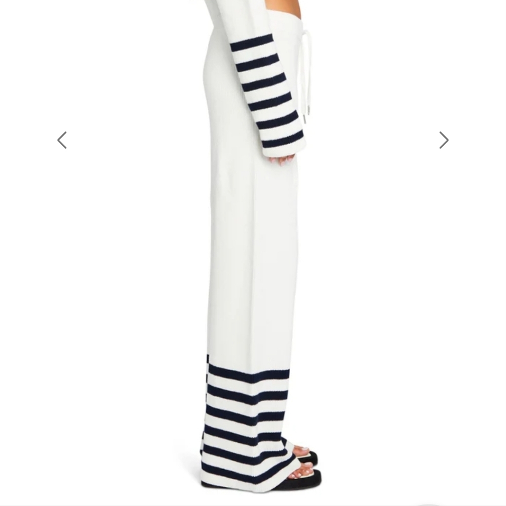 SER.O.YA Knit White And Blue Pants - Picture 3 of 5